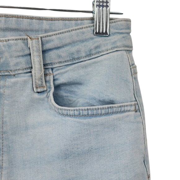 FOREVER 21 High Waist Raw Hem Skinny Jeans Womens Size 28 - Picture 6 of 8